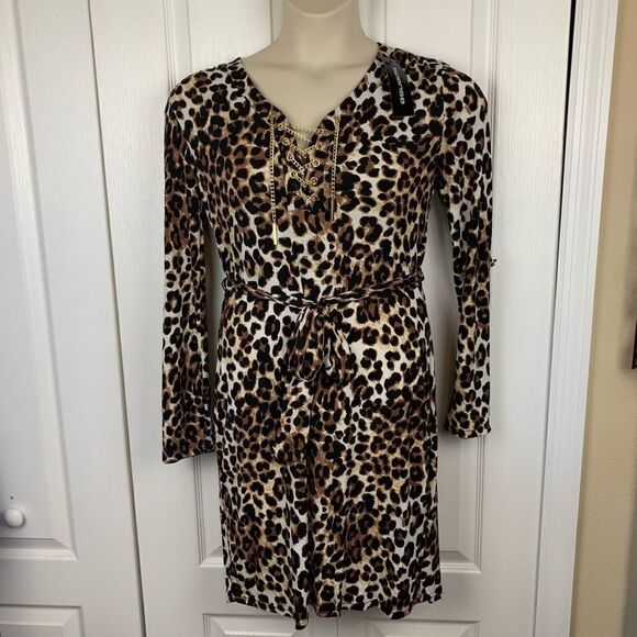 Spense Animal Print Dress - Picture 1 of 5